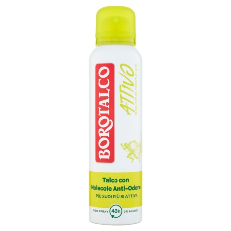 BOROTALCO DEO. ATT. GIALLO SPRAY  ML.150