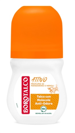 BOROTALCO DEODORANTE  ATT. ARANCIONE  R-ON  ML.50