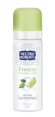 ROBERTS DEODORANTE FR. T&#200; VERDE &amp; LIME SPRAY ML.50