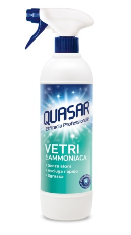 QUASAR DET.VETRI AMMON. SPRAY  ML.580