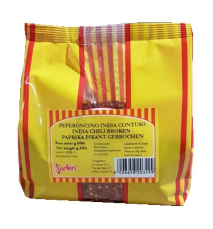 PEPERONCINO CONTUSO GR.500x10